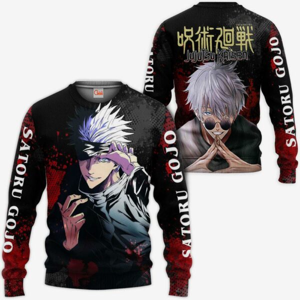 Satoru Gojo Hoodie Shirt Jujutsu Kaisen Custom Anime Jacket 2