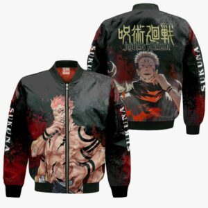 Sukuna Hoodie Shirt Jujutsu Kaisen Custom Anime Jacket 9