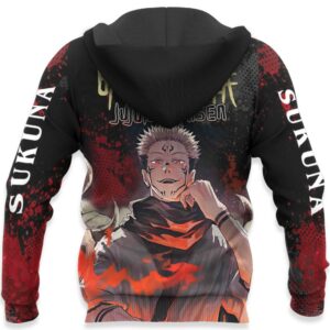 Sukuna Hoodie Shirt Jujutsu Kaisen Custom Anime Jacket 10