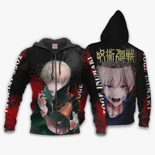 Toge Inumaki Hoodie Shirt Jujutsu Kaisen Custom Anime Jacket 1