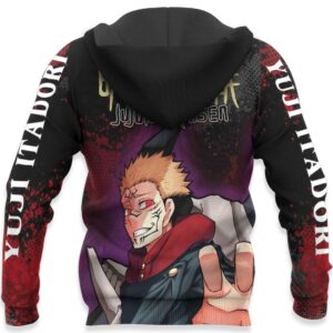 Yuji Itadori Hoodie Shirt Jujutsu Kaisen Custom Anime Jacket 10