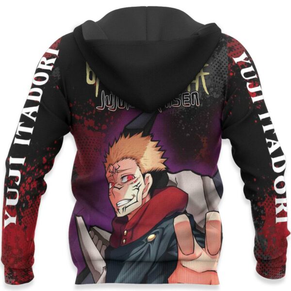 Yuji Itadori Hoodie Shirt Jujutsu Kaisen Custom Anime Jacket 5