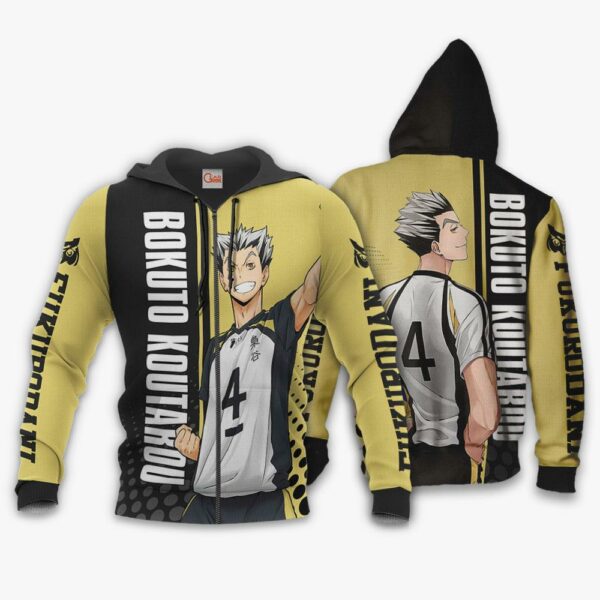 Fukurodani Bokuto Koutarou Hoodie Haikyuu Custom Anime Shirt 1