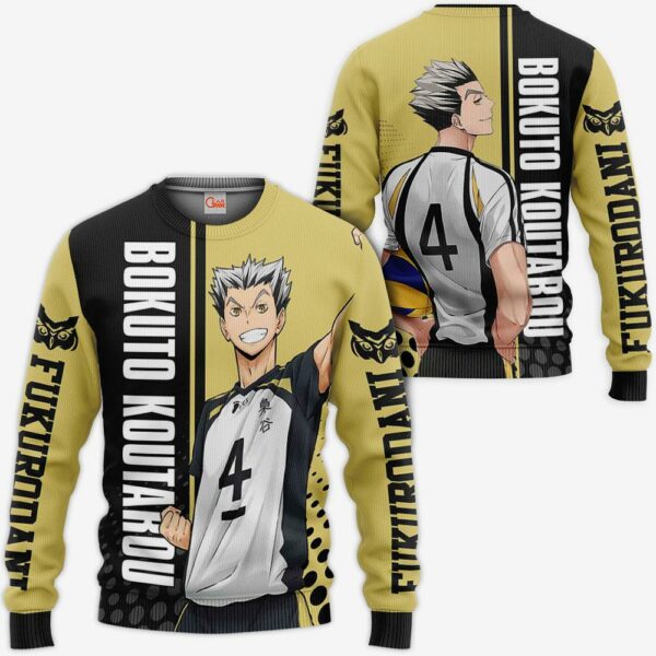 Fukurodani Bokuto Koutarou Hoodie Haikyuu Custom Anime Shirt 2