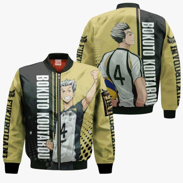 Fukurodani Bokuto Koutarou Hoodie Haikyuu Custom Anime Shirt 4