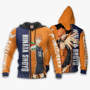 Karasuno Hinata Shoyo Hoodie Haikyuu Custom Anime Shirt 8