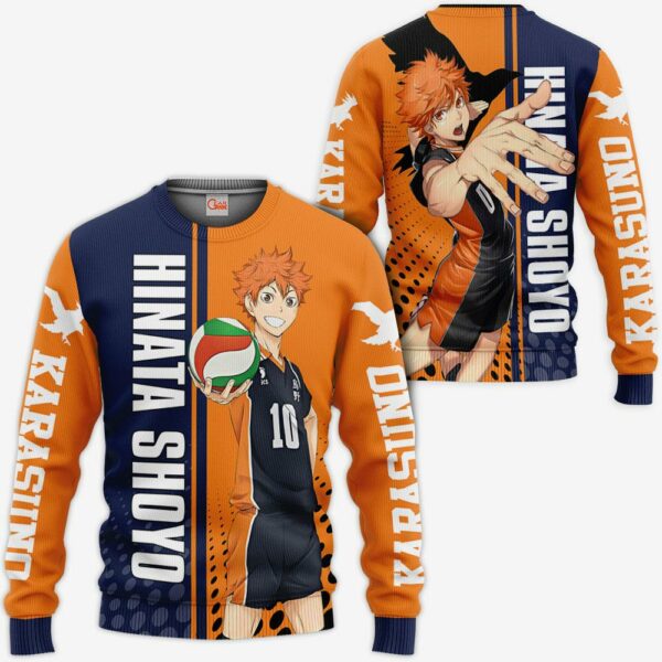 Karasuno Hinata Shoyo Hoodie Haikyuu Custom Anime Shirt 2