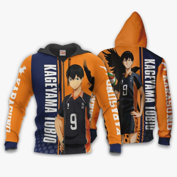 Karasuno Kageyama Tobio Hoodie Haikyuu Custom Anime Shirt 1