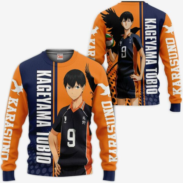 Karasuno Kageyama Tobio Hoodie Haikyuu Custom Anime Shirt 2