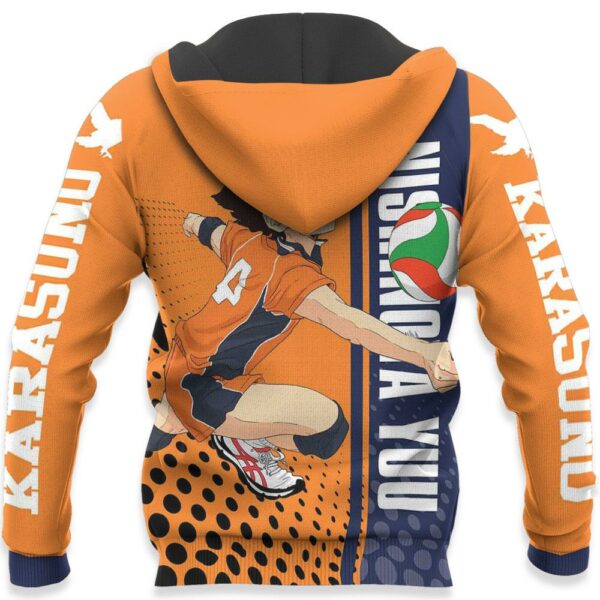 Karasuno Nishinoya Yuu Hoodie Haikyuu Custom Anime Shirt 5