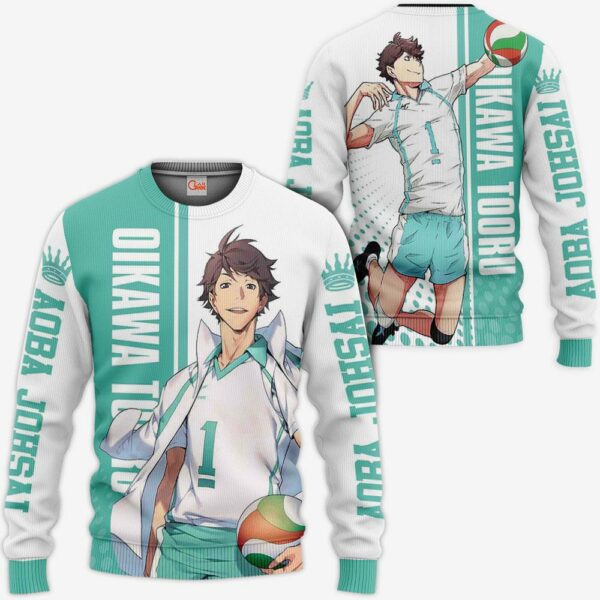 Aoba Johsai Oikawa Tooru Hoodie Haikyuu Custom Anime Shirt 2