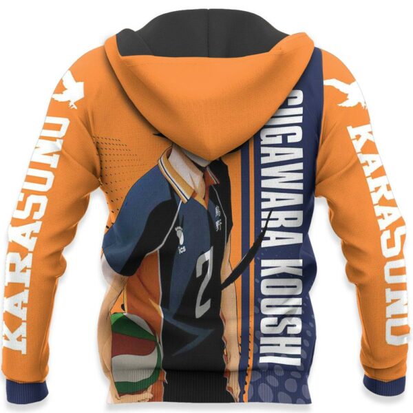 Karasuno Sugawara Koushi Hoodie Haikyuu Custom Anime Shirt 5