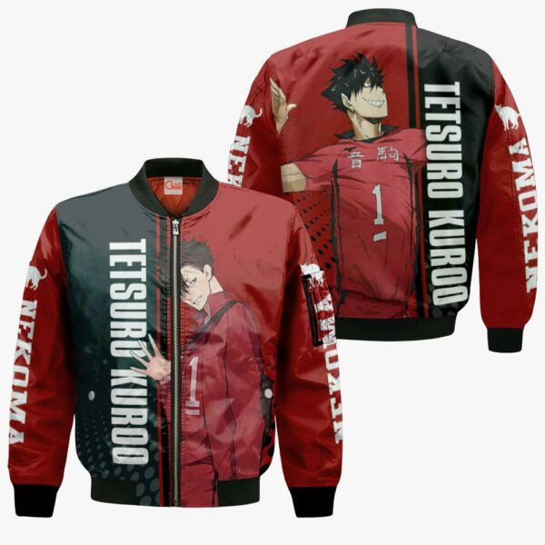 Nekoma Tetsuro Kuroo Hoodie Haikyuu Custom Anime Shirt 4