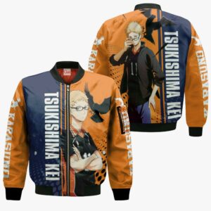 Karasuno Tsukishima Kei Hoodie Haikyuu Custom Anime Shirt 9