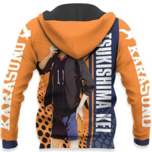 Karasuno Tsukishima Kei Hoodie Haikyuu Custom Anime Shirt 11