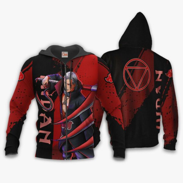 Hidan Hoodie Akatsuki Naruto Shirt Custom Anime Zip Jacket 1