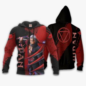 Hidan Hoodie Akatsuki Naruto Shirt Custom Anime Zip Jacket 8