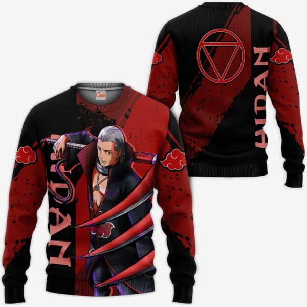 Hidan Hoodie Akatsuki Naruto Shirt Custom Anime Zip Jacket 2