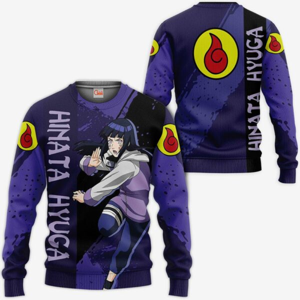 Hyuga Hinata Hoodie Shirt Naruto Anime Jacket VA12 2