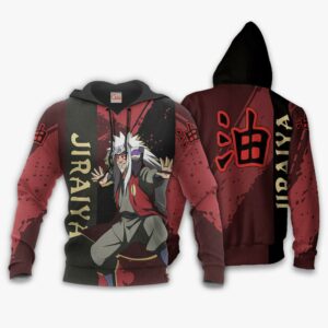 Jiraiya Sage Hoodie Shirt Naruto Anime Jacket VA12 8