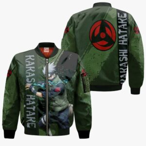 Hateke Kakashi Hoodie Shirt Naruto Anime Jacket VA12 9