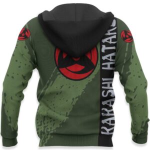 Hateke Kakashi Hoodie Shirt Naruto Anime Jacket VA12 10