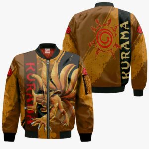 Kurama Hoodie Naruto Shirt Custom Anime Zip Jacket 9