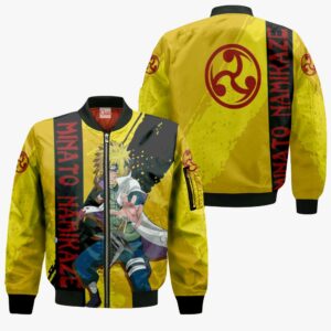 Namikaze Minato Hoodie Shirt Naruto Anime Jacket VA12 9