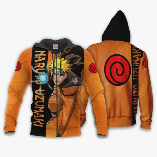 Uzumaki Naruto Hoodie Naruto Shirt Custom Anime Zip Jacket 1