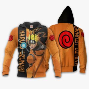 Uzumaki Naruto Hoodie Naruto Shirt Custom Anime Zip Jacket 8