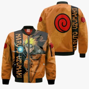 Uzumaki Naruto Hoodie Naruto Shirt Custom Anime Zip Jacket 9