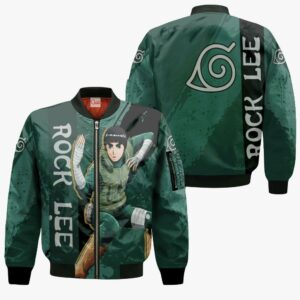 Rock Lee Hoodie Naruto Shirt Custom Anime Zip Jacket 9