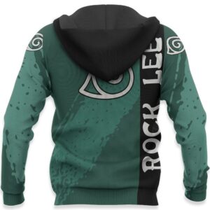 Rock Lee Hoodie Naruto Shirt Custom Anime Zip Jacket 10