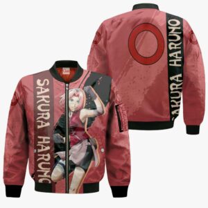 Haruno Sakura Hoodie Shirt Naruto Anime Jacket VA12 9