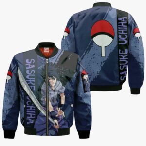 Uchiha Sasuke Hoodie Shirt Naruto Anime Jacket 9