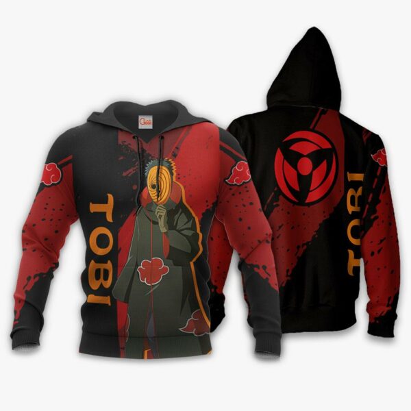 Tobi Hoodie Akatsuki Naruto Shirt Custom Anime Zip Jacket 3