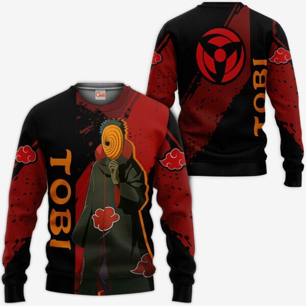 Tobi Hoodie Akatsuki Naruto Shirt Custom Anime Zip Jacket 2