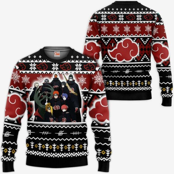 Akatsuki Clan Christmas Sweater Custom Naruto Xmas Gifts Idea 1