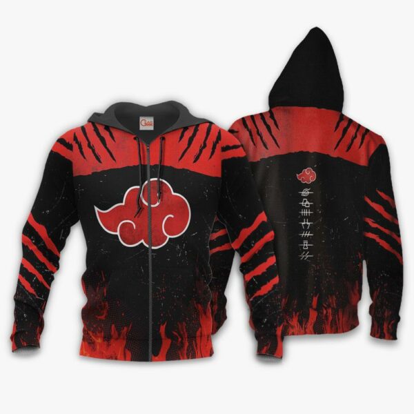 Akatsuki Clan Shirt Costume Akatsuki Naruto Anime Hoodie Sweater 1