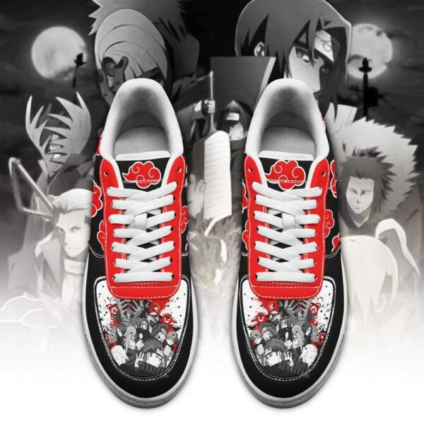 Akatsuki Cloud Shoes Black Naruto Anime Custom Shoes 2