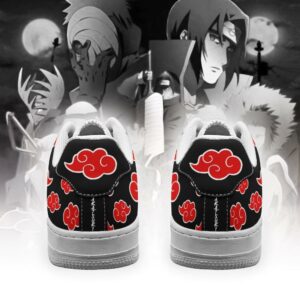 Akatsuki Cloud Shoes Black Naruto Anime Custom Shoes 5