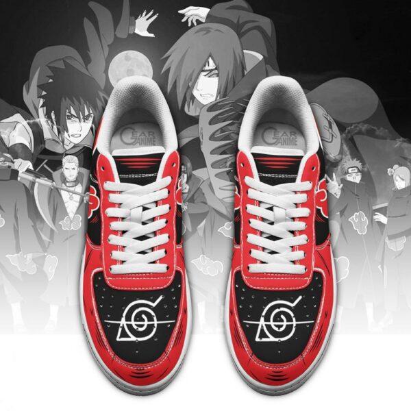 Akatsuki Shoes Custom Naruto Anime Shoes PT10 2