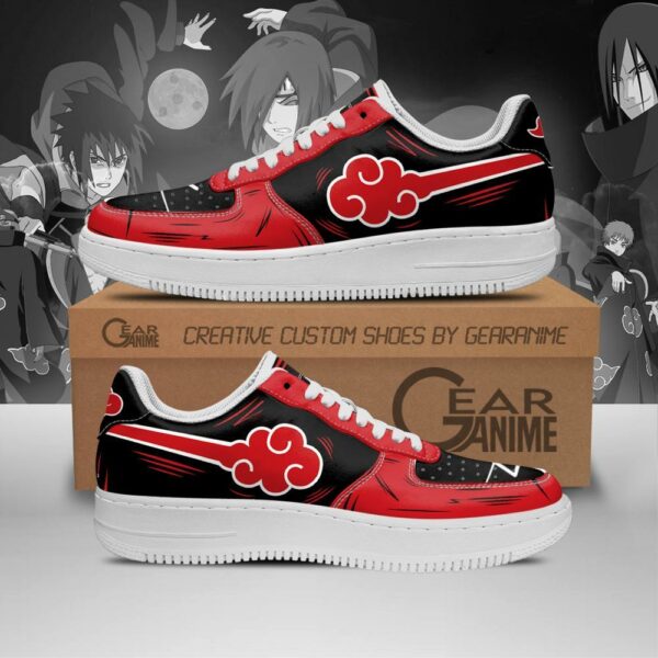 Akatsuki Shoes Custom Naruto Anime Shoes PT10 1