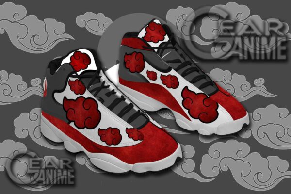 Akatsuki Cloud Sneakers Naruto Anime Custom Shoes TT09 2