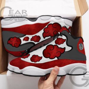 Akatsuki Cloud Sneakers Naruto Anime Custom Shoes TT09 9