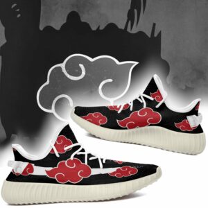 Akatsuki Cloud Shoes Black Naruto Anime Sneakers 7