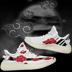 Akatsuki Cloud Shoes White Naruto Anime Sneakers 8