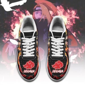 Akatsuki Deidara Sneakers Custom Naruto Anime Shoes Leather 5