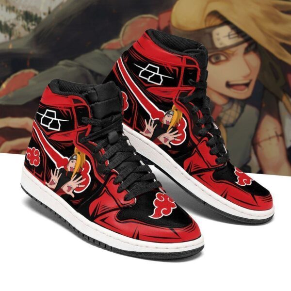 Akatsuki Deidara Sneakers Boots Naruto Anime Shoes Fan Gift MN04 2