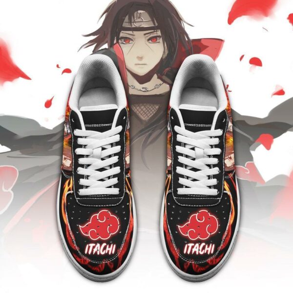 Akatsuki Itachi Sneakers Custom Naruto Anime Shoes Leather 2